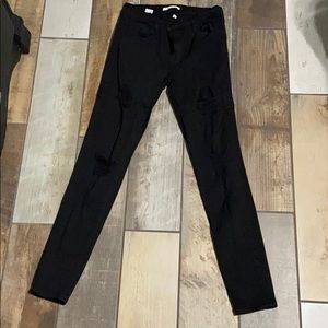 Black Ripped Skinny Jeans